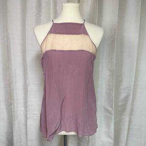Elegant Mauve Halter Top